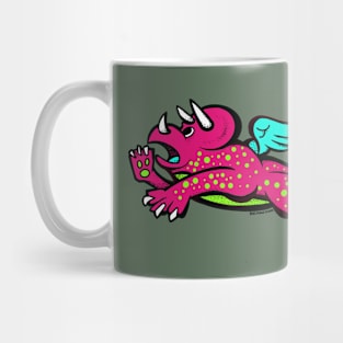 Flying Triceratops Mug